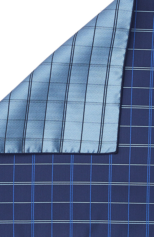 Lacivert Desenli Mendil