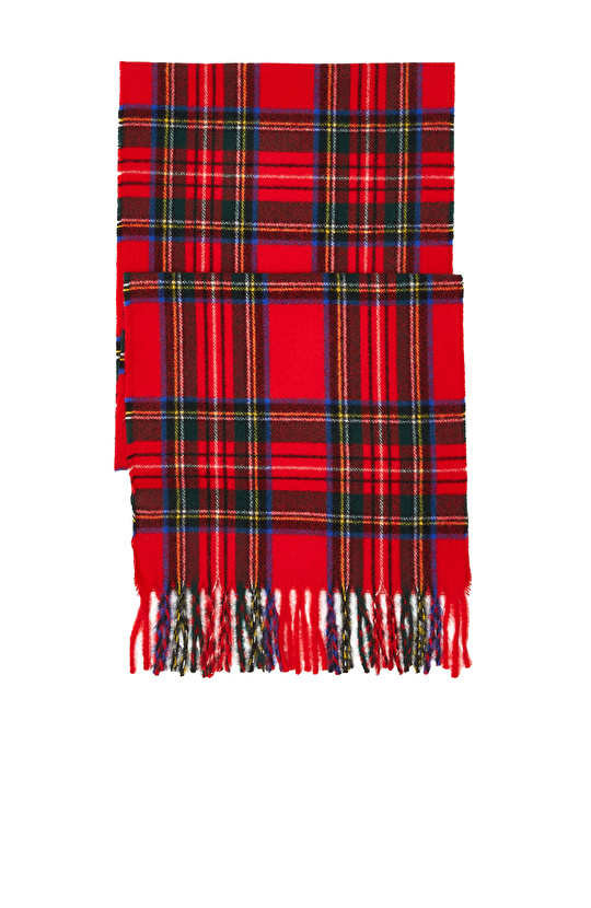 Kırmızı Desenli Atkı