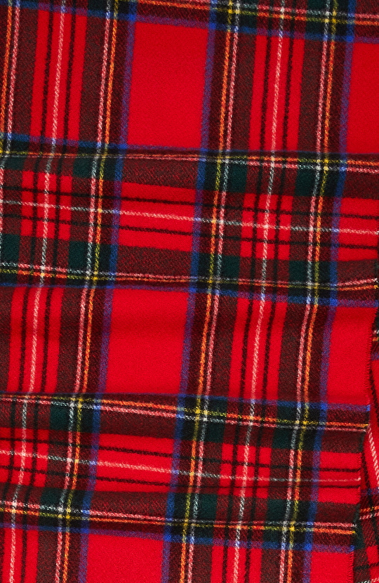 Kırmızı Desenli Atkı