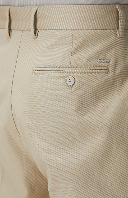 Bej Casual Chino Pantolon