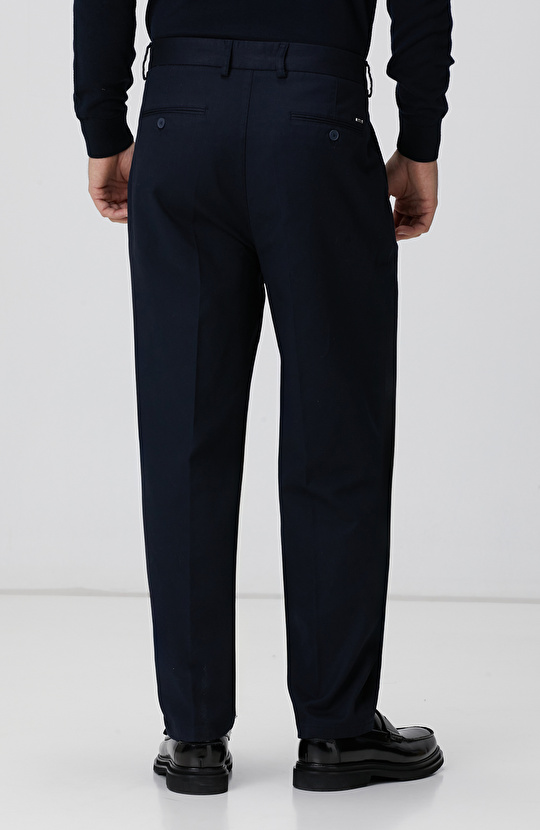 Lacivert Casual Chino Pantolon