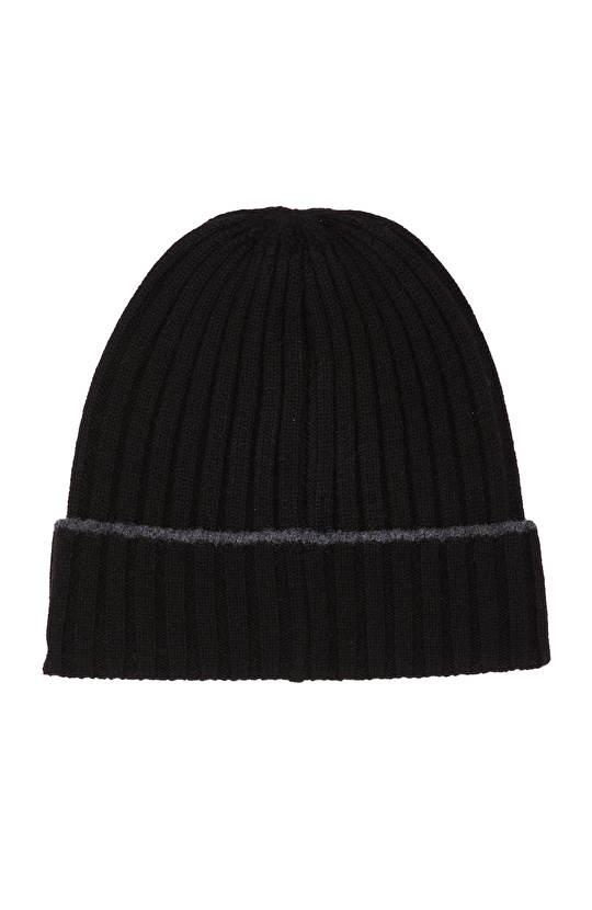 Siyah Yün Erkek Bere