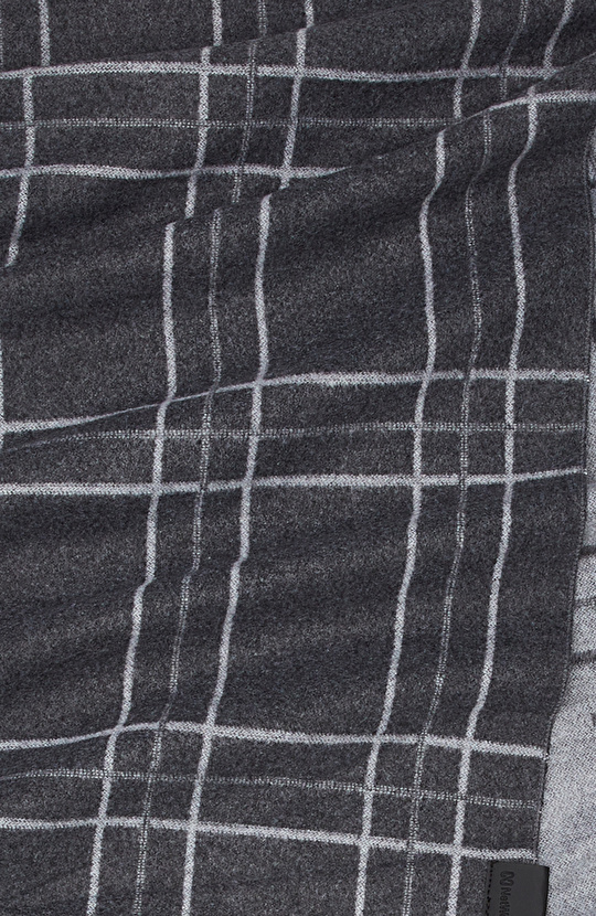 Siyah Desenli Erkek Atkı