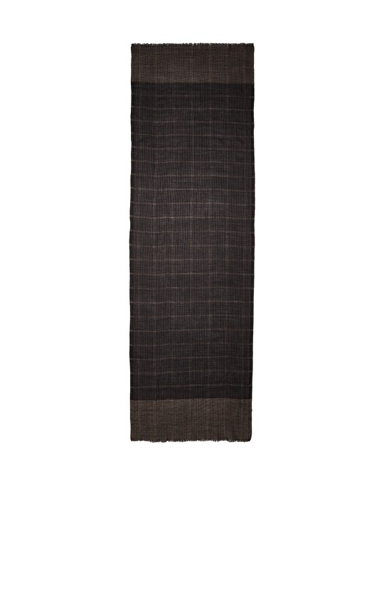 Renkli İpek Yün Karışımlı Kadın Şal