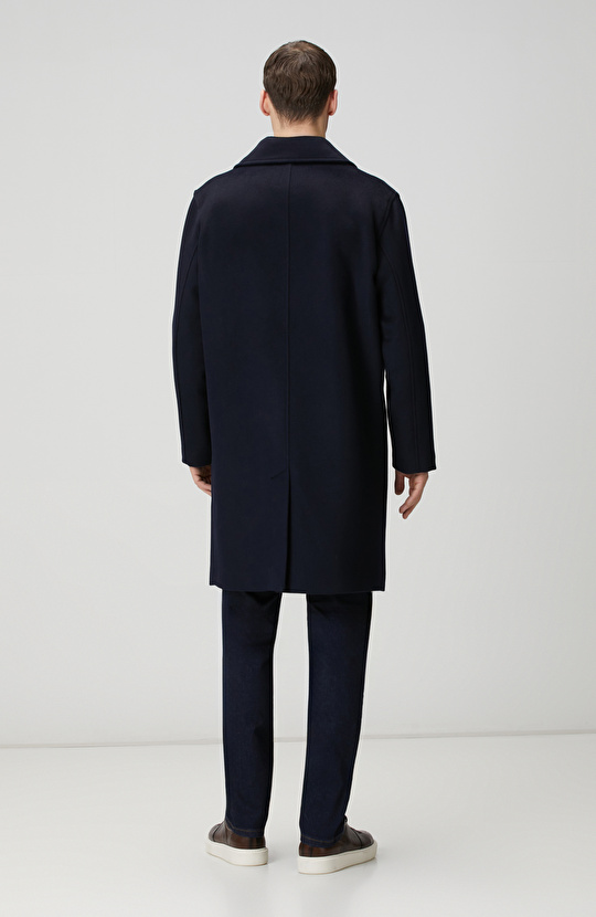 Lacivert Limited Yün Palto