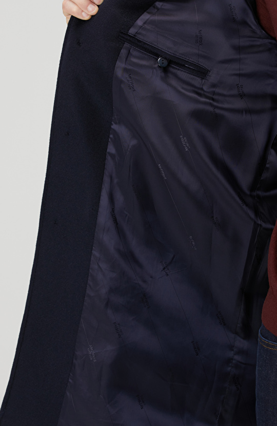 Lacivert Limited Yün Palto