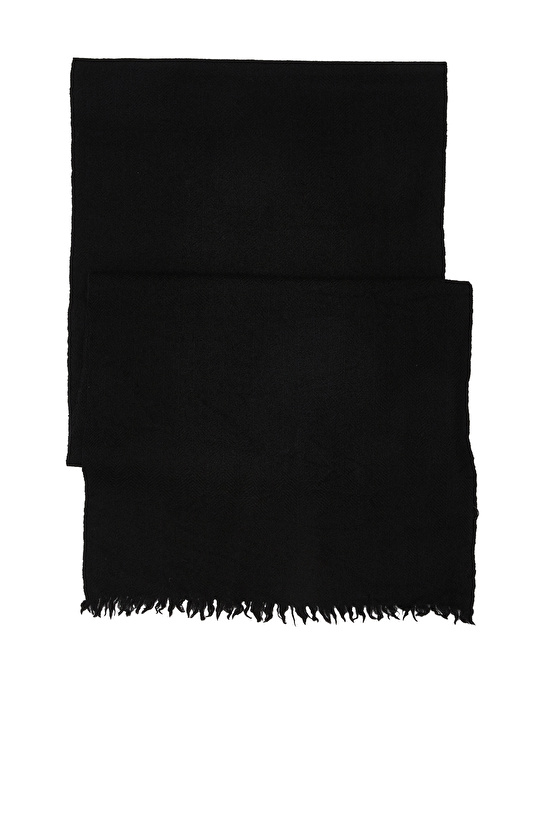 Siyah Erkek Yün Atkı