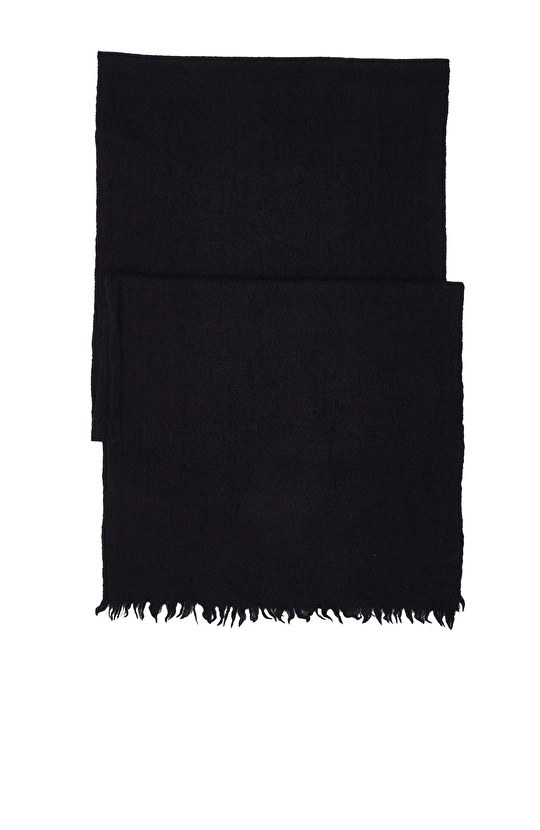 Lacivert Erkek Yün Atkı