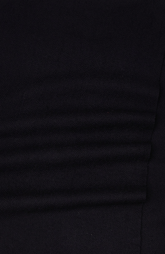 Lacivert Erkek Yün Atkı