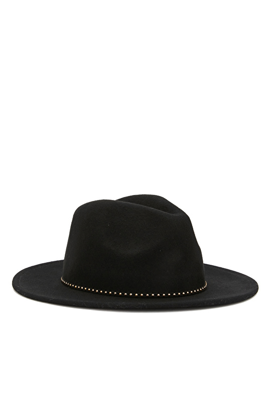 Siyah Kadın Yün Şapka