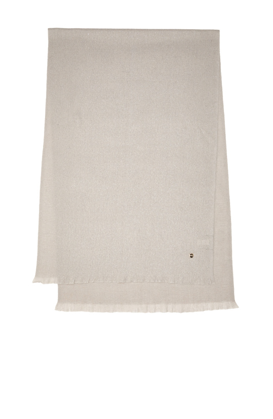 Gri Yün İçerikli Kadın Şal