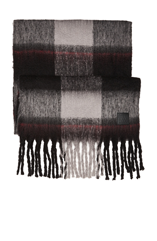 Siyah Beyaz Erkek Atkı