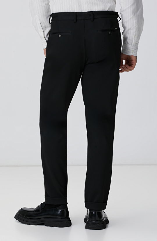 Siyah Örme Pantolon