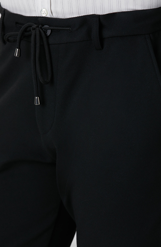 Siyah Örme Pantolon