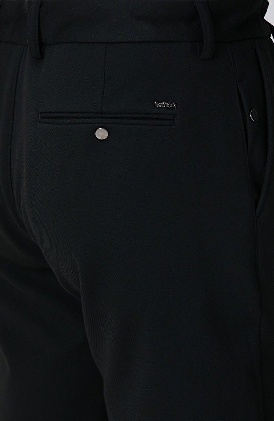 Siyah Örme Pantolon