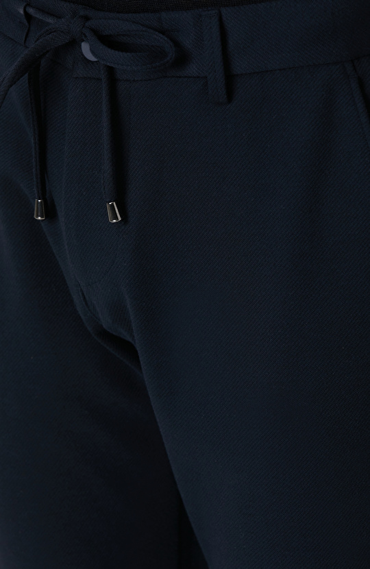 Lacivert Örme Pantolon