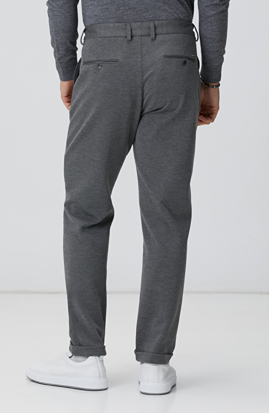 Antrasit Örme Pantolon