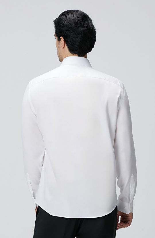 Non-Iron Beyaz Gömlek