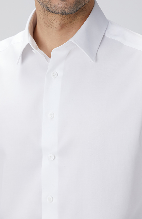 Non-Iron Beyaz Gömlek