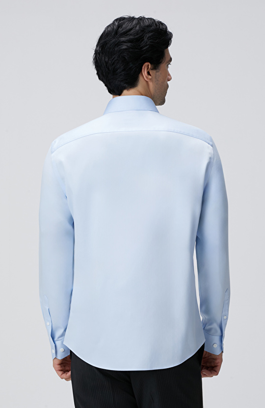 Non-Iron Açık Mavi Gömlek