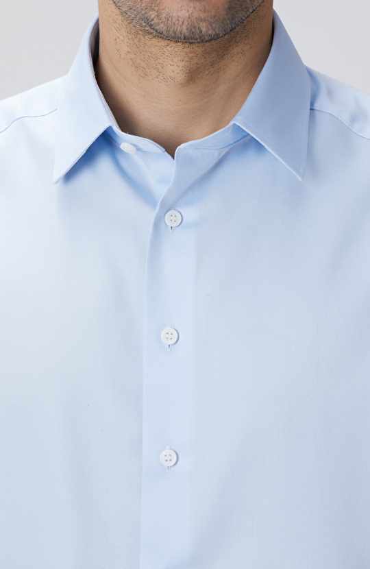 Non-Iron Açık Mavi Gömlek