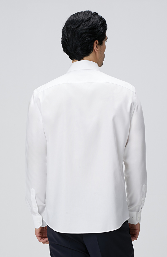 Beyaz Non-Iron Oxford Gömlek