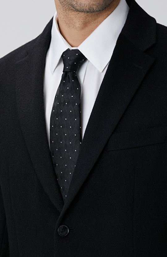 Limited Siyah Kaşmir Ceket