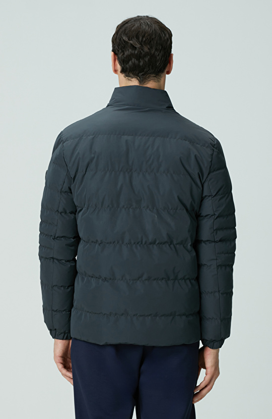 Antrasit Cep Detaylı Ray Kapitone Mont