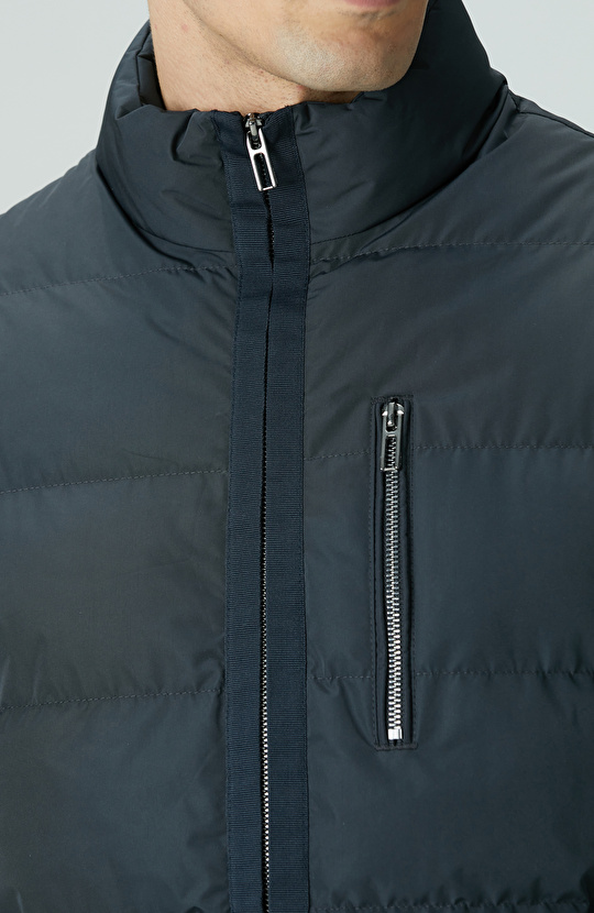 Antrasit Cep Detaylı Ray Kapitone Mont