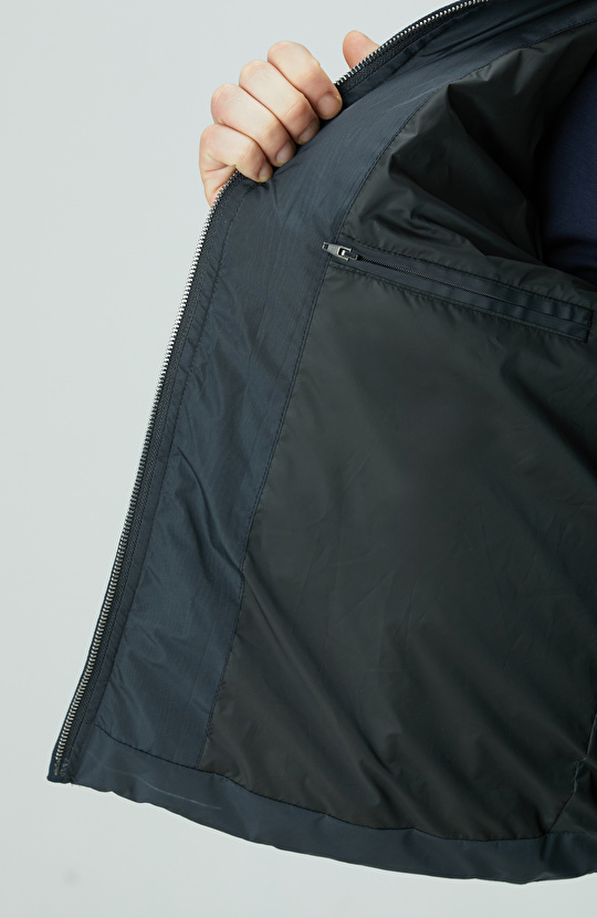 Antrasit Cep Detaylı Ray Kapitone Mont