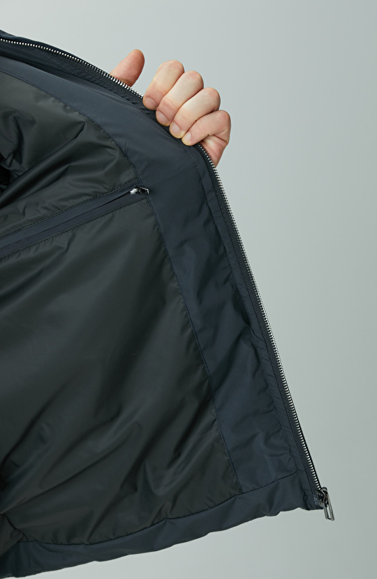 Antrasit Cep Detaylı Ray Kapitone Mont