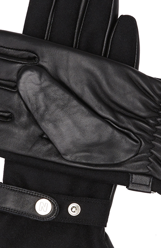 Siyah Erkek Deri Eldiven