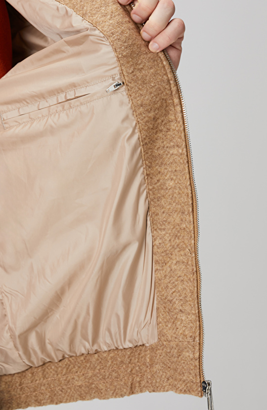 Camel Diyagonal Desenli Pilot Mont