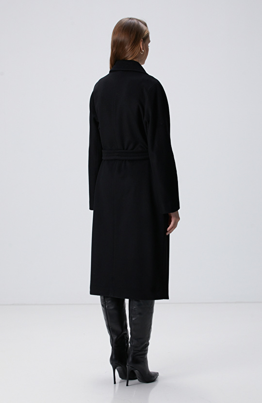 Limited Siyah Kaşmir Manto