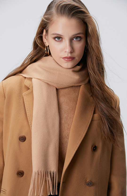 Limited Camel Kaşmir Ceket