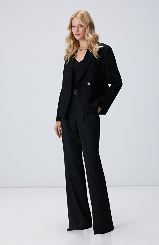 Limited Siyah Kaşmir Ceket