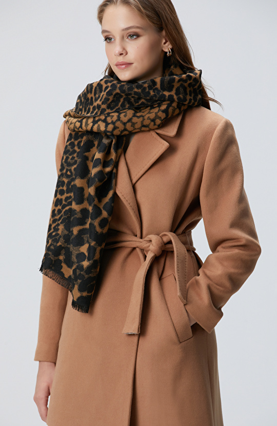 Kahverengi Kadın Şal