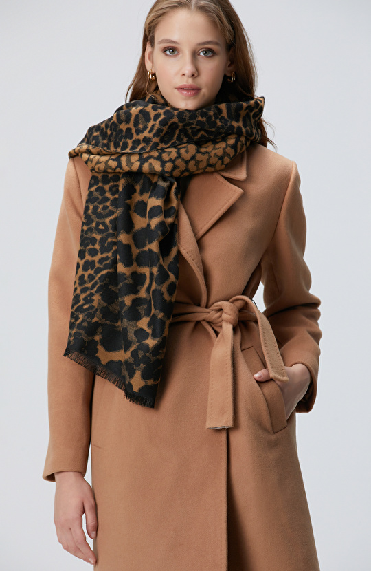 Kahverengi Kadın Şal