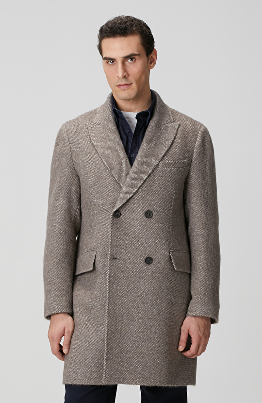 Limited Ermenegildo Zegna Kumaştan Üretilmiş Palto