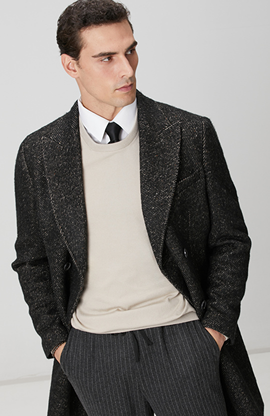 Limited Ermenegildo Zegna Kumaştan Üretilmiş Palto