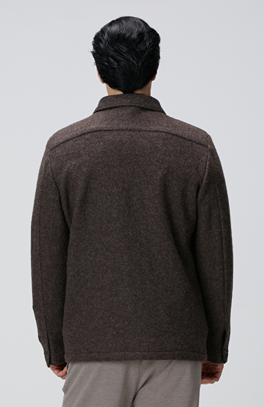 Kahverengi Yün Ceket