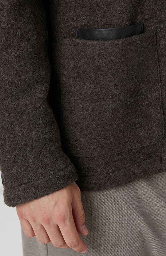 Kahverengi Yün Ceket