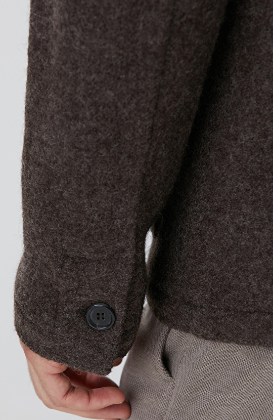 Kahverengi Yün Ceket