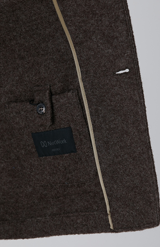 Kahverengi Yün Ceket