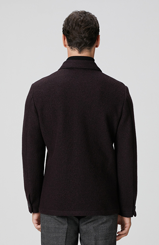 Bordo Yün Ceket
