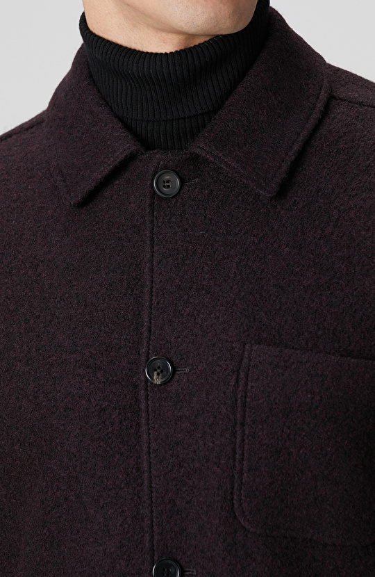 Bordo Yün Ceket