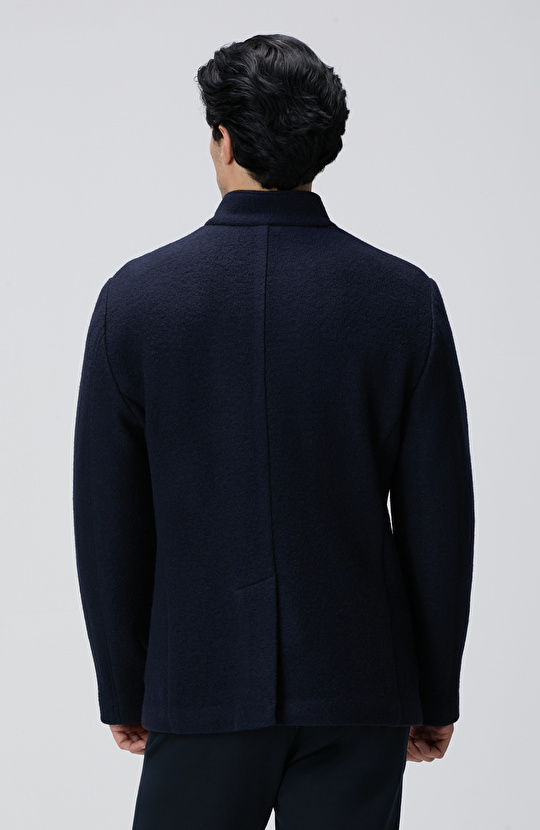 Lacivert Yün Ceket