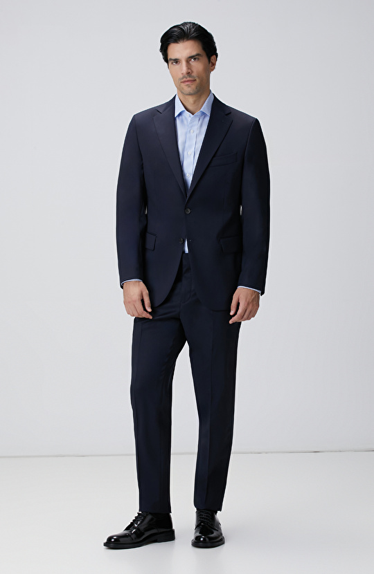 Loro Piana Limited Lacivert Yün Takım Elbise