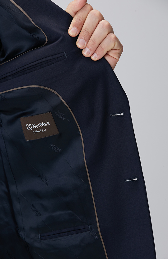 Loro Piana Limited Lacivert Yün Takım Elbise