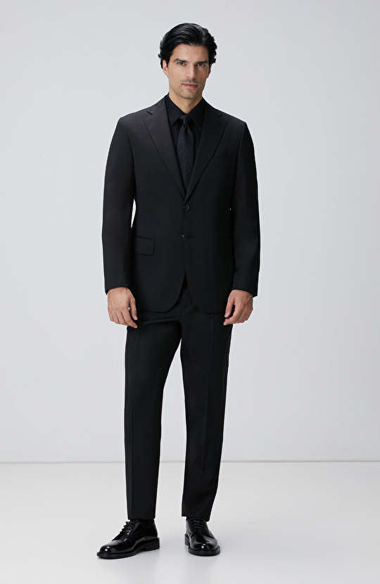 Loro Piana Limited Siyah Yün Takım Elbise